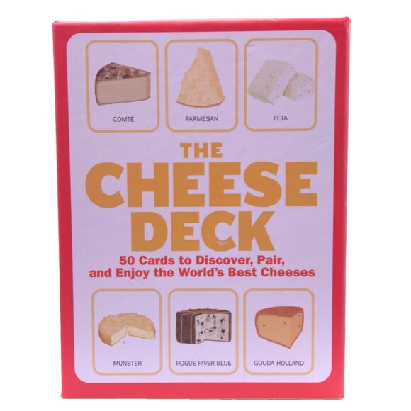 The Cheese Deck 50 Cards to Discover Pair and Enjoy the World's Best Cheeses New - Picture 1 of 10